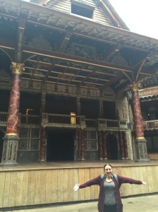 Caity at Shakespeare's Globe
